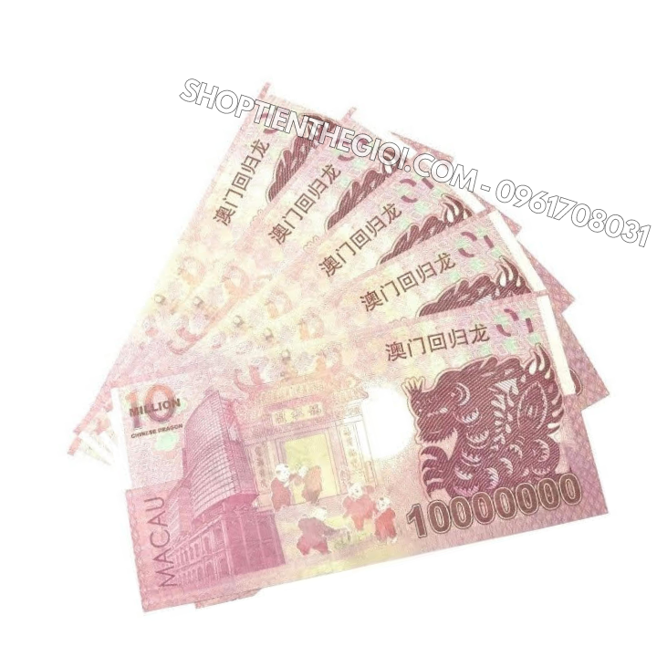 Tiền Lưu Niệm 10 Triệu Dola Macau Hình Con Rồng Năm 2000 - SP006029